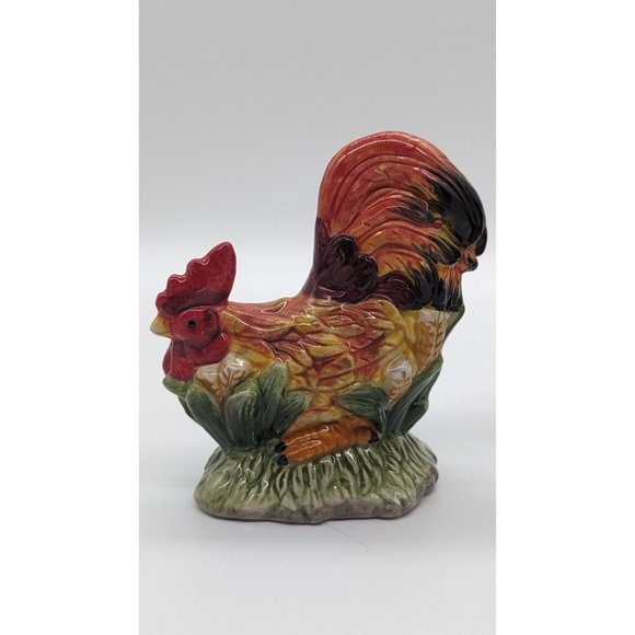 Rooster salt and pepper shakers set of spicy ceramic cluckers - Picture 11 of 16